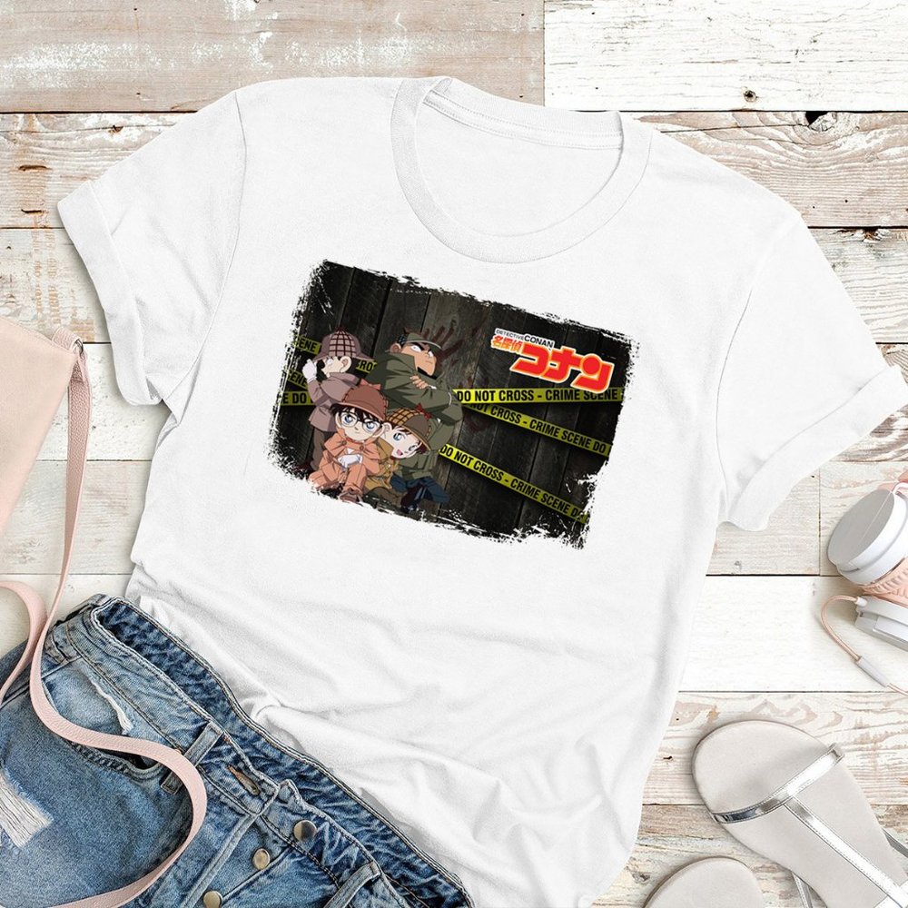 Jimmy Kudo Kaito Kuroba Rachel Moore Case Closed T-Shirt